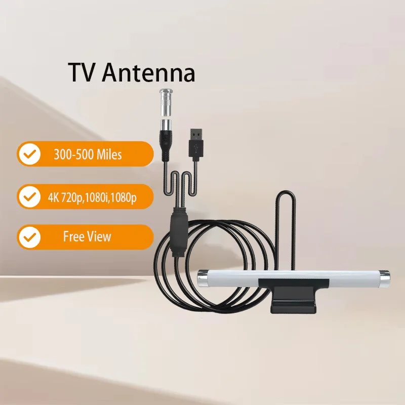 Indoor VHF UHF IPTV Digital Internal TV Antenna HD Full TV Signal Amplifier Portable DVB T2 TDT Receiver Digital Antenna For TV