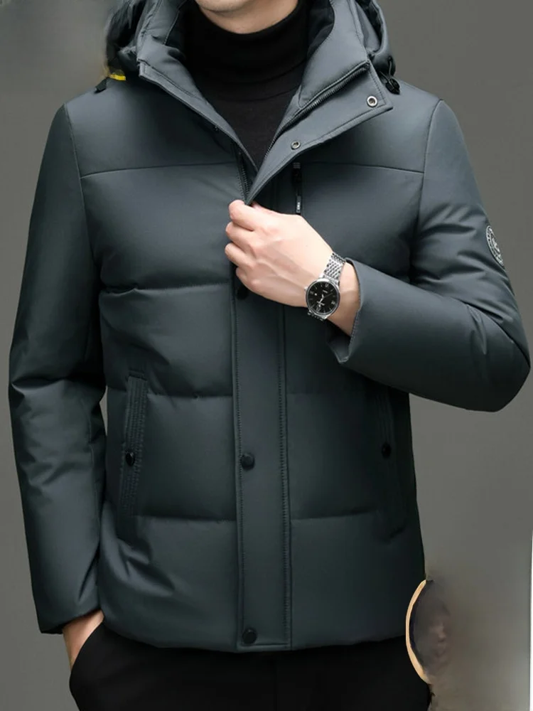 

Мужская зимняя куртка из гусиного пуха с высоким показателем наполнения, для активного отдыха, теплая, защита от холода, пуховик TUCANO, полиэстер