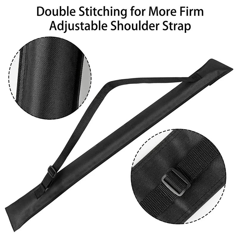 

A18E-сумка для переноски кия для бильярдной палки, 32-дюймовая сумка для хранения снукерных бильярдных палок для защиты 1/2 бильярдной палки