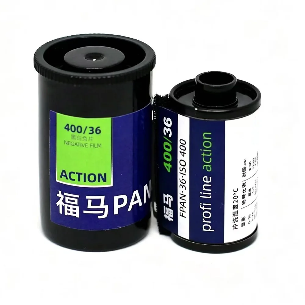 

Quality Black and White Film 36 Exposures Vintage Analog Camera Film Fomapan 400 Action 135 (35mm) for 135 Format Film Cameras
