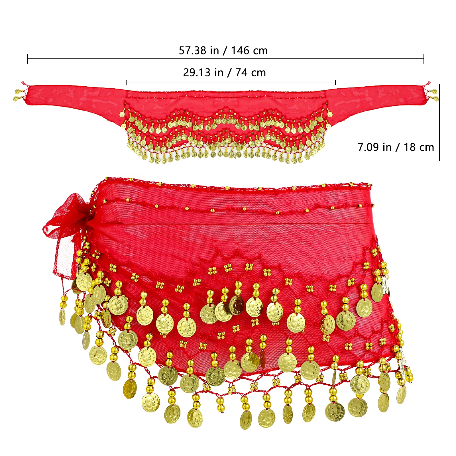أزياء الرقص الشرقي حزام النساء الشيفون المتدلي الرقص الشرقي وشاح الورك الترتر شرابة حزام للف الوسط تايلاند الهند أحزمة الرقص العربي