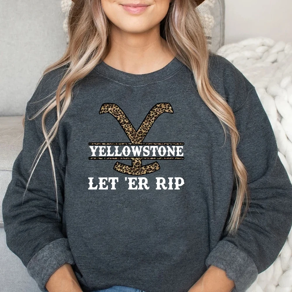 Yellowstone Sweatshirt Yellowstone Dutton Ranch Hoodie Tv Show Geïnspireerd Cowgirl Jumper Retro Rip Wheeler Beth Dutton Sweatshirts