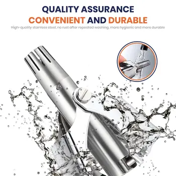Ear and Nose Hair Trimmer Clipper Painless Hair Trimmer for Men Women Manual Trimmer with Waterproof Hand wash Easy Cleansing - Image 4