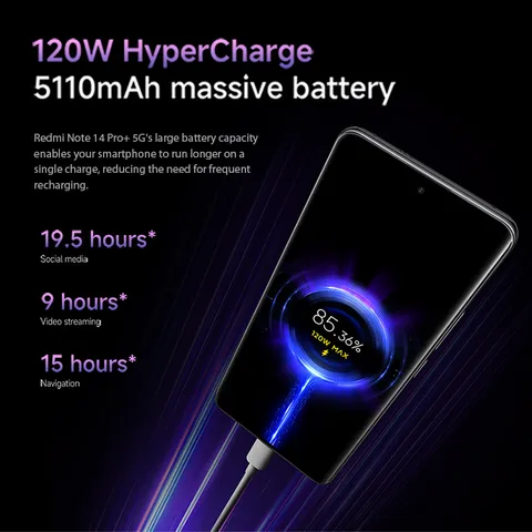 Смартфон Xiaomi Redmi Note 14 Pro+, 12ГБ ОЗУ, 256ГБ ПЗУ, глобальная версия — детальный вид товара