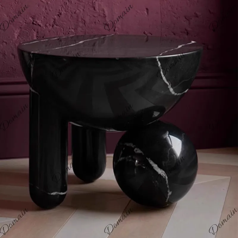 Designer Modern Round Dessert Sphere Candy Body Round Edge Fiberglass Creative Personality Coffee Table