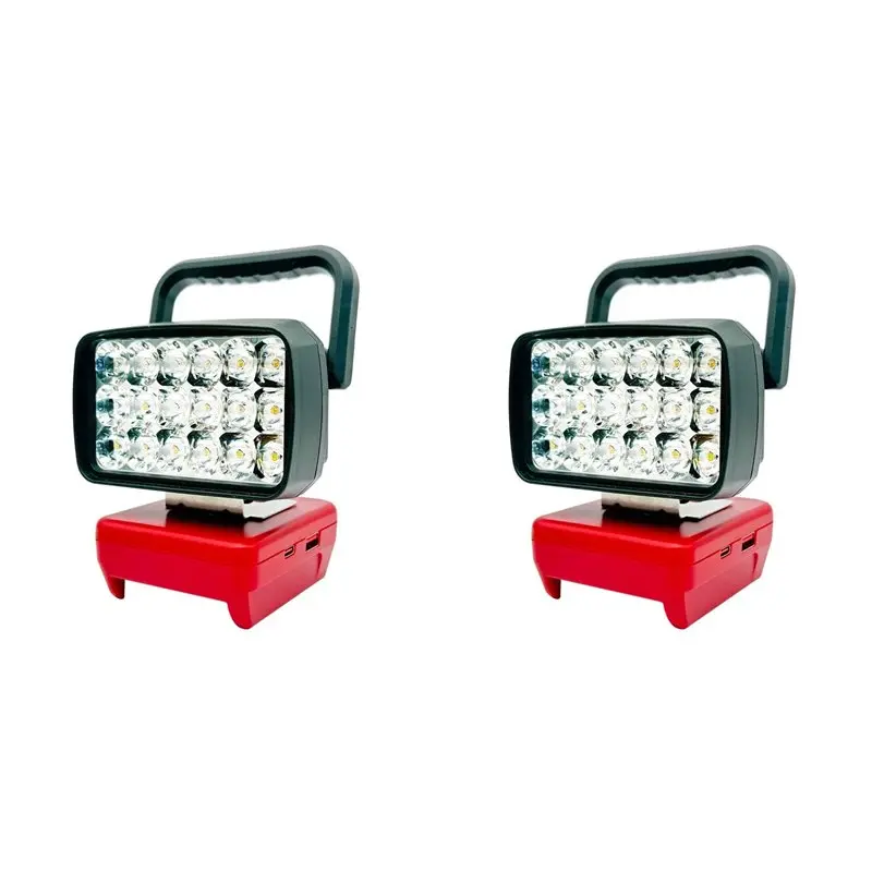 

【ORNAMENT】2X 18 Beads LED Work Light Lantern Lamp Spotlight Torch For 18V Li- Battery M18 48-11-1835 48-11-1890