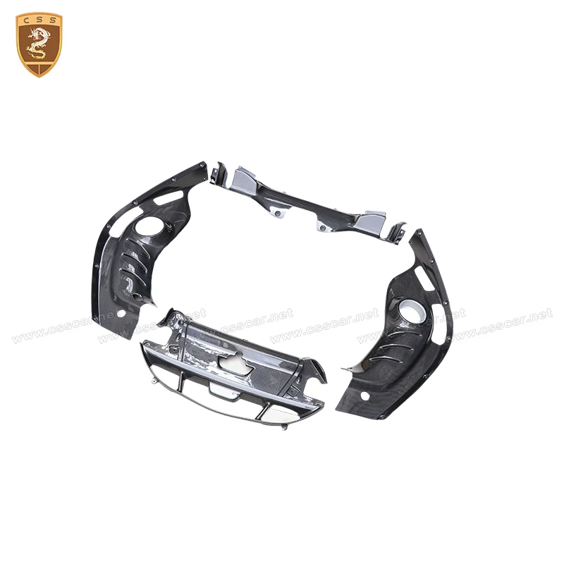 New Arrivals Car Engine Interior Kit For Ferrari 296 GTB GTS OEM Style Dry Carbon Fiber Engine Bay Cover Replacement Accessory