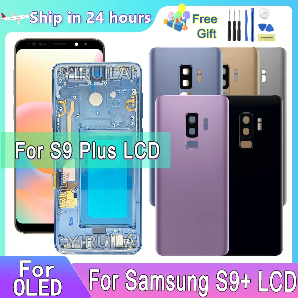 

Super OLED LCD Replacement For SAMSUNG S9 G960 G960F Display Touch Screen For Samsung S9 Plus G965 G965F LCD Display