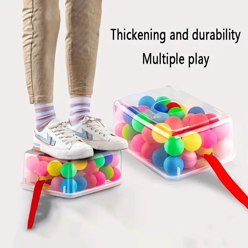 Shake Balls Fuori Scatola Gioco Scatola Shake portatile Puntelli da gioco da ping pong Divertente giocattolo interattivo genitore-figlio per raccogliere la famiglia