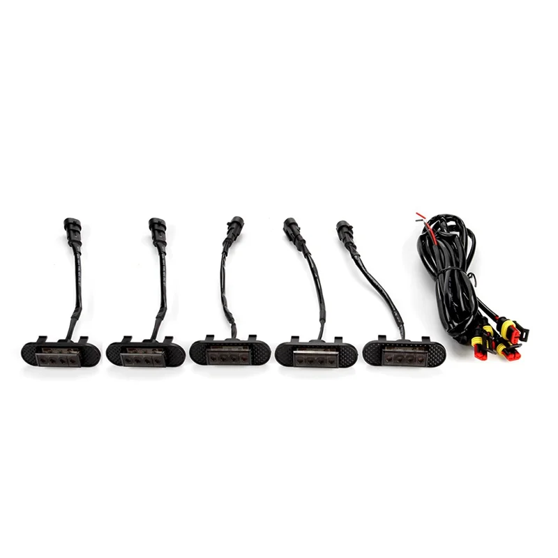 

Front Grill Lights For Ford Bronco 2021-2023 Badlands Wildtrak Everglades Grill Lamp Accessories-A28K