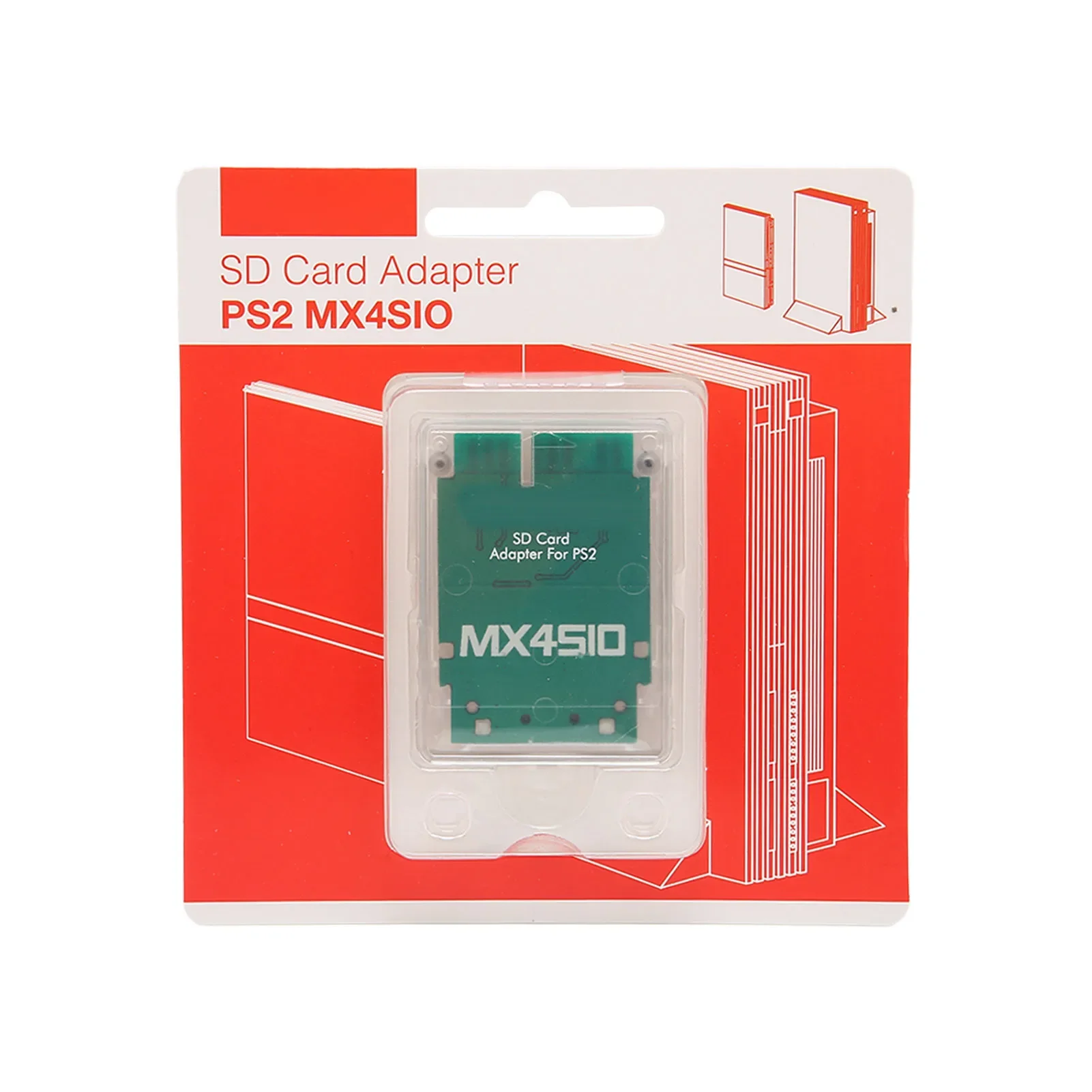 Akcesoria do PS2 MX4SIO SIO2SD Micro Storage Card Adapter Ręcznie wykonany stabilny zamiennik czytnika kart Micro Storage do Sony PS2