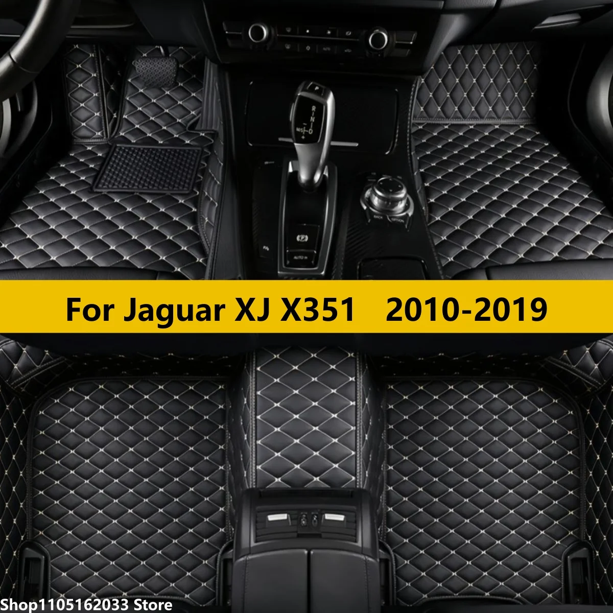 Custom Car Floor Mats For Jaguar XJ X351 2010 2011 2012 2013 2014 2015 2016 2017 2018 2019 Covers Auto Accessories Foot Rugs