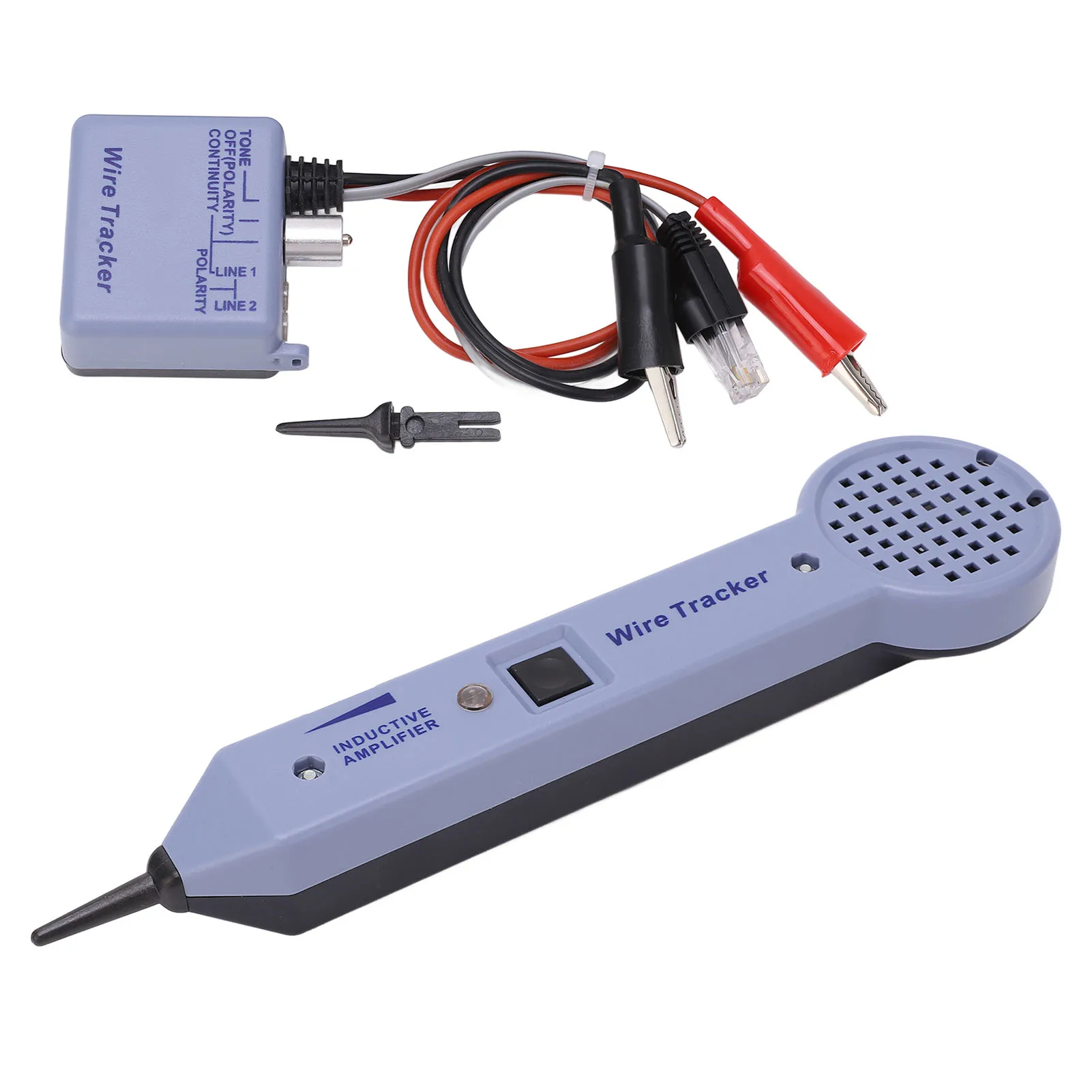Tone Generator Probe Kit ABS Shell Multifunctional Wire Tracer Tester Easy To Operate for Cable Maintenance