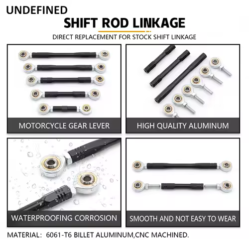 Motorcycle M6 Shift Rod Linkage 40 70 90 100 120 150 160 170 180 190 200 220mm Footrest Foot Peg Rearset Gear Shift Shifter Rod - Image 3