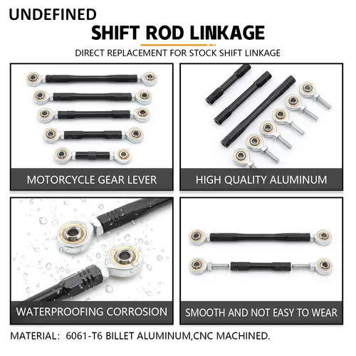 Motorcycle M6 Shift Rod Linkage 40 70 90 100 120 150 160 170 180 190 200 220mm Footrest Foot Peg Rearset Gear Shift Shifter Rod - Image 3