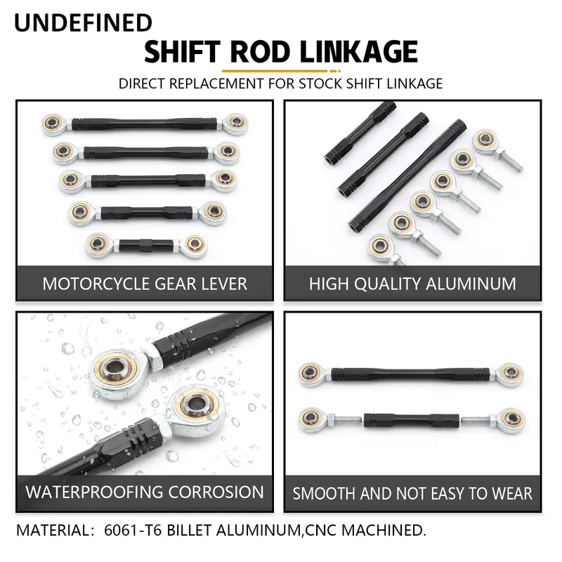 Motorcycle M6 Shift Rod Linkage 40 70 90 100 120 150 160 170 180 190 200 220mm Footrest Foot Peg Rearset Gear Shift Shifter Rod - Image 3