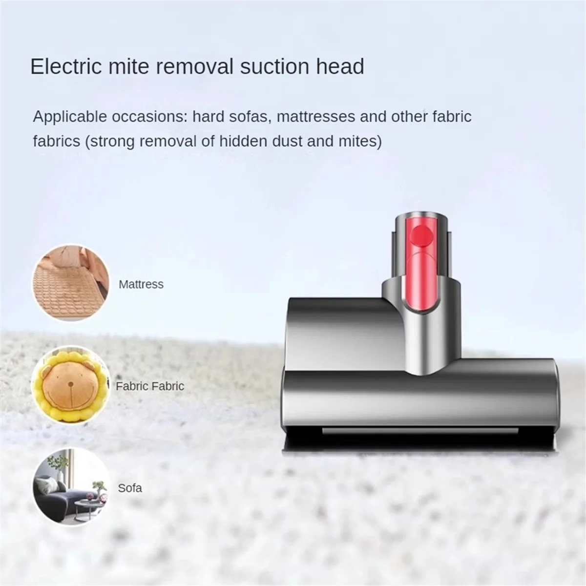 HEIßER Mini Motorisierte Werkzeug Pinsel Kopf für Dyson V7 V8 V10 V11 V15 Stick Staubsauger Milbe Entfernung Saugkopf Ersatz
