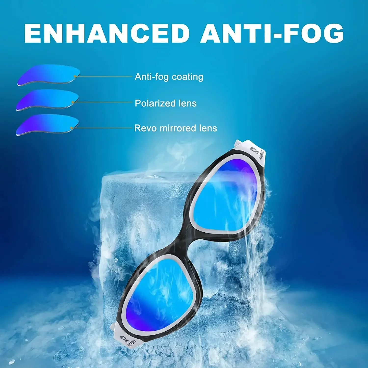 Professional Swim Glasses Adult Anti-Fog UV Protection Lens Men Women Polarized Swimming Goggles Waterproof Adjustable Silicone