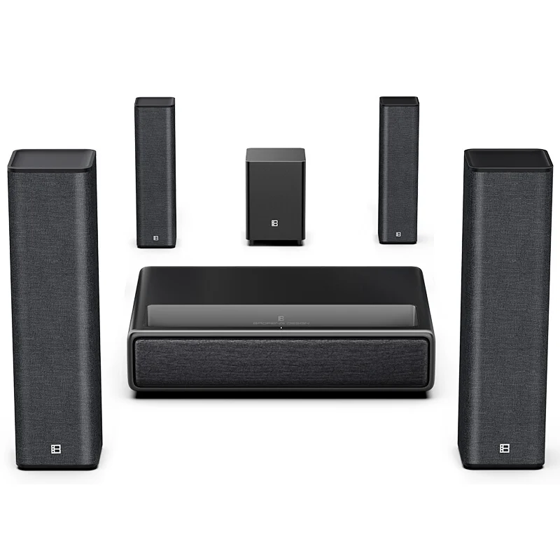 Flyin M1 5000 Lumen 3D 4K Android Proyektor Home Theater Ultra Short Throw Layar 300 Inci Proyektor TV Laser Portabel 1080P AS