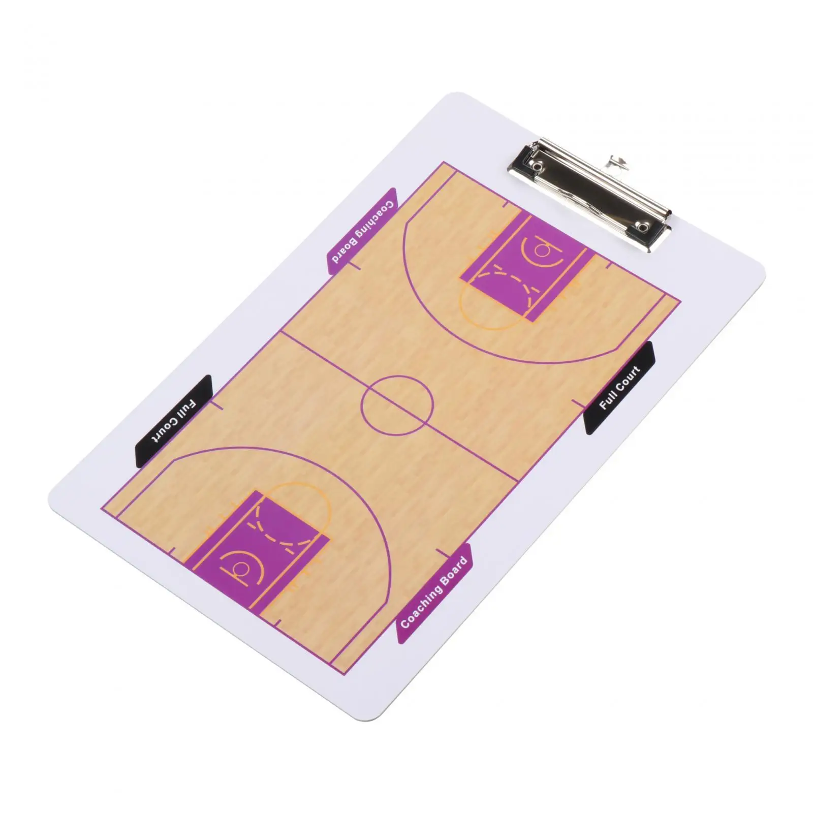 

Basketball Coaching Boards Sports Accessory with Marker Pen Training Equipment 35x22cm Referees Gear Display Board Tactic Board