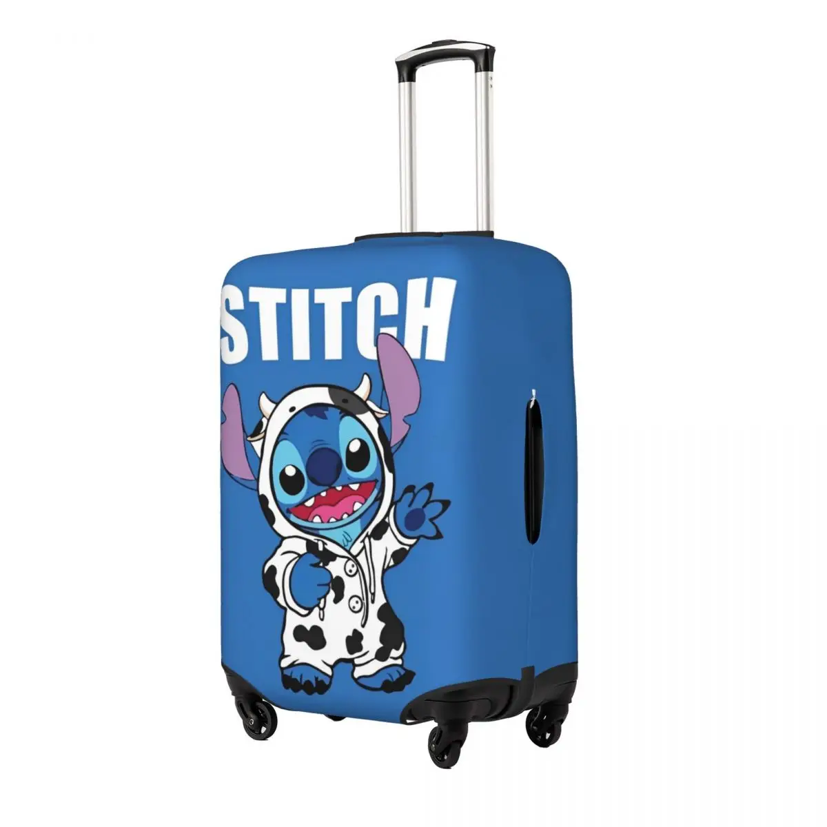 Stitch dos desenhos animados bonito mala capa férias viagem diversão bagagem caso protetor