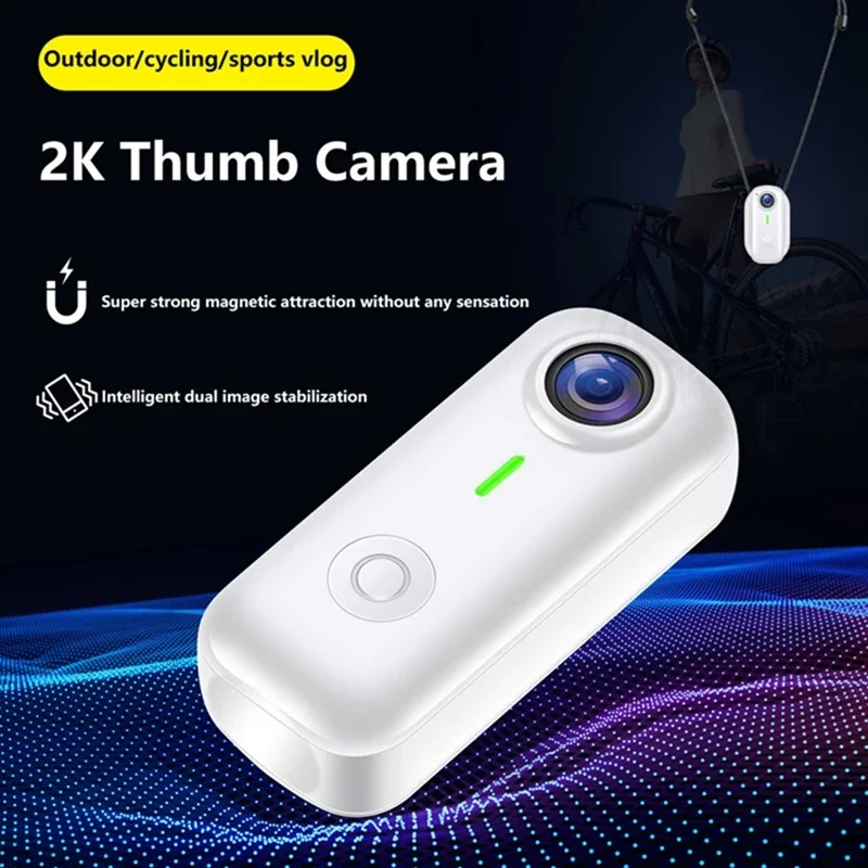 Lenovo 8K 1080P Outdoor Sports Thumb Camera Motorcycle Bike Sport Student Mini Filming Bicycle Action Body Cam And Video Record image 6