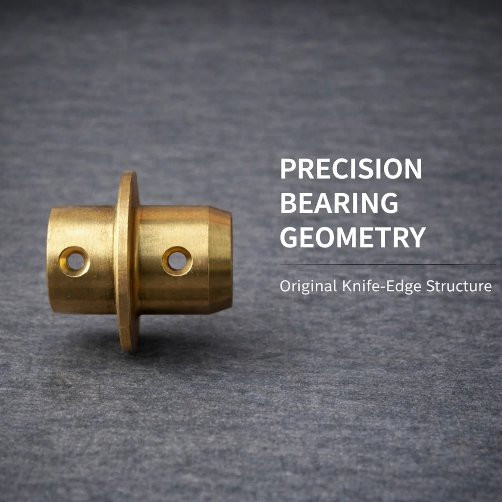 Replacement Knife-Edge Bearing Housing for SME Tonearms, Brass Mechanical Part for SME 3009 / 3010 / 3012
