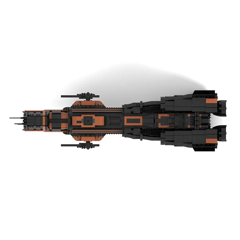 5830 Uds. Película Moc The Expanses Mcrn Donnager nave espacial modelo montaje de bloques de construcción creatividad ladrillos juguetes chico regalo de Navidad