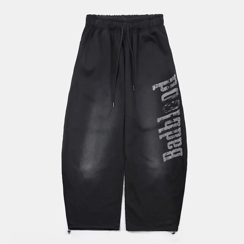 Badblood Sweatpants Korea Retro Casual Pants Women Loose Washed