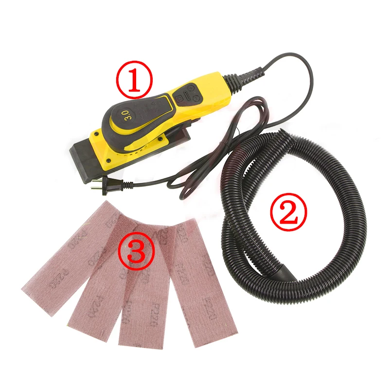 

350W Electric Sheet Random Orbital Sander Wall Sander Belt Grinder Car Sanding Machine 220V Handheld Sander for Woodworking Tool