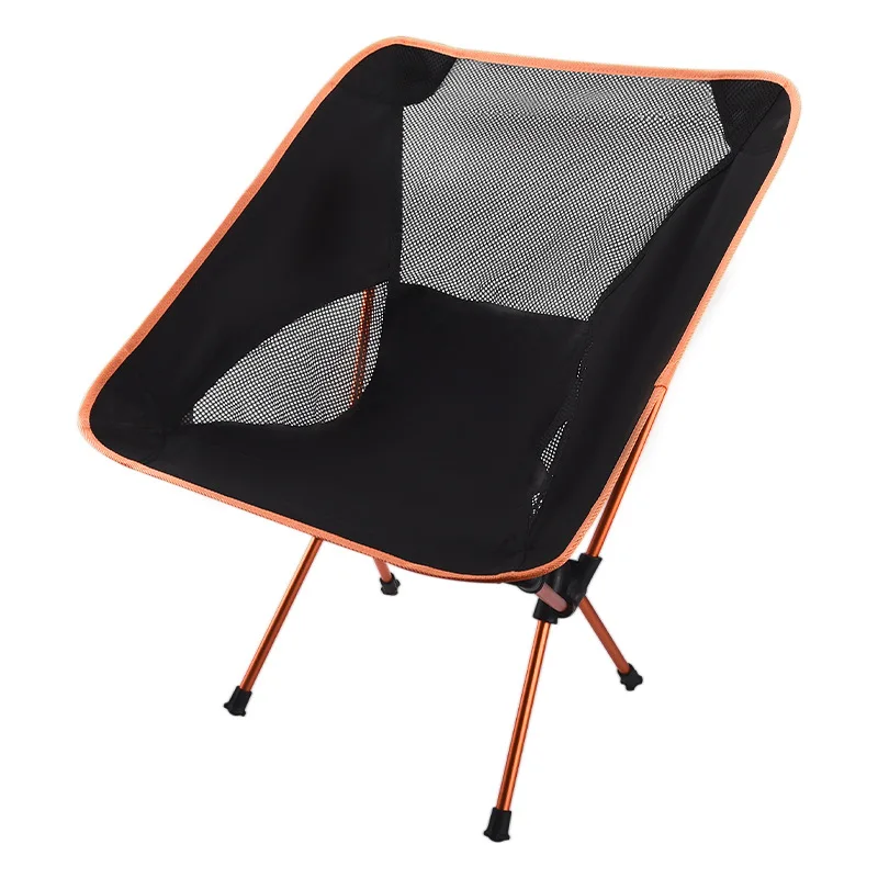 

Outdoor folding ultra light portable fishing beach camping sketch backrest road trip moon chair