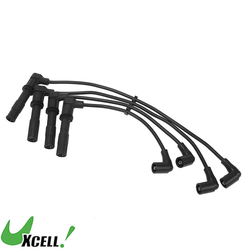 UXCELL Car Spark Plug Coil Wires Ignition Coil Harness Cable Fit for VW Golf IV 1.4 16 V (1997 - 2005) 55 KW No.036905409K