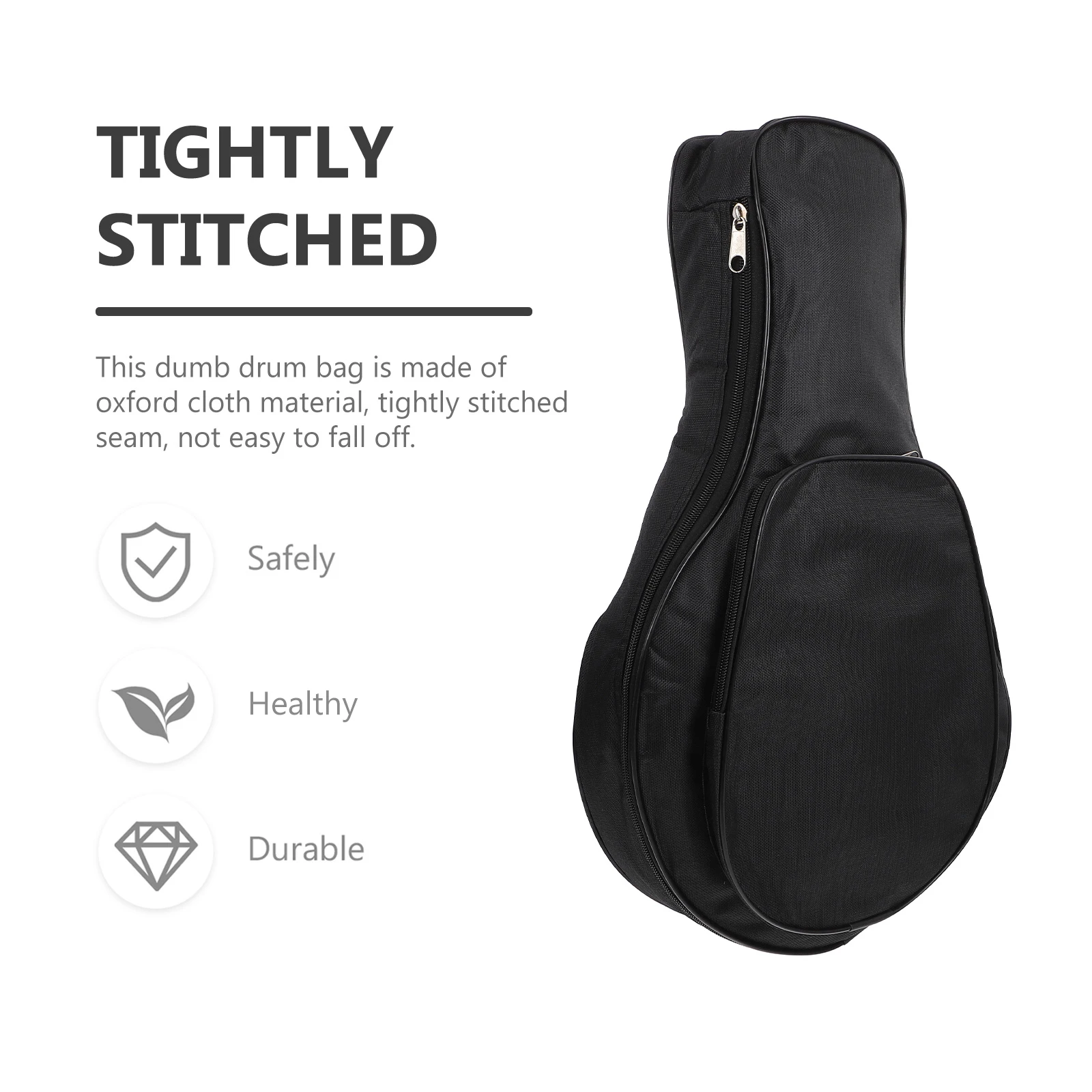 

Dump Storage Bag Drum Snare Case Portable Music Pad Percussion Accessory Dumb Drumsticks