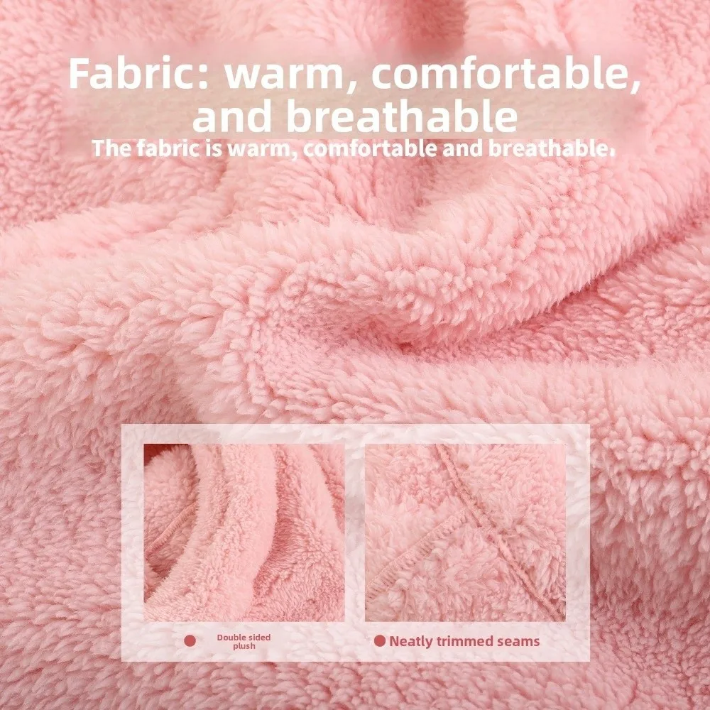 

Ear Protection 3 in 1 Winter Helmet Hat Mask Scarf Balaclava Hat Keep Warm Neck Protection Cartoon Animal Beanie Hat Cycling