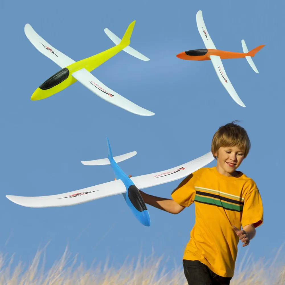 Hand-throwing Aircraft Outdoor Toy Foam Aircraft Sliding Gyro Glider Can Be Modified Model Aircraft