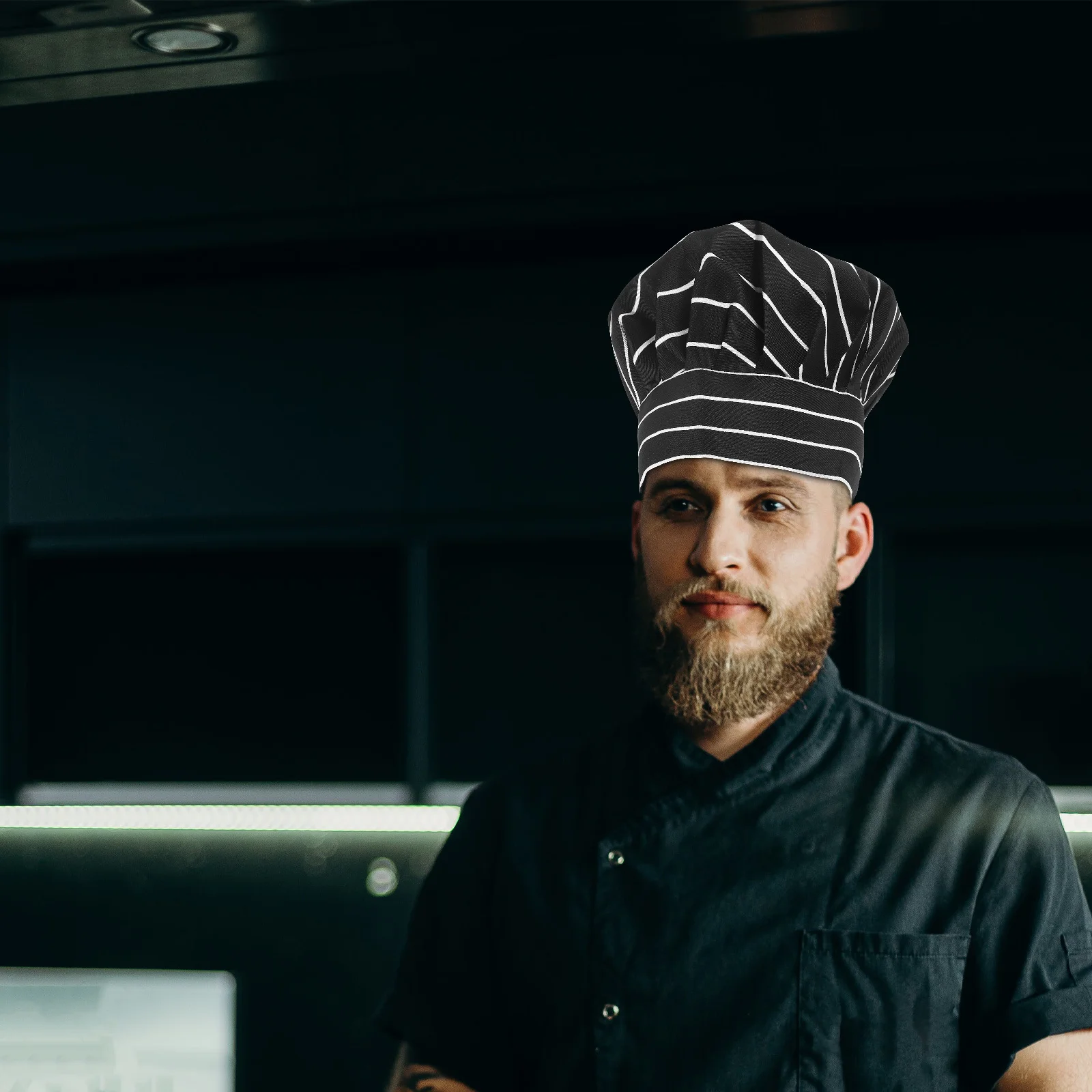 Cappello da cuoco Cappello da cucina per adulti Cappello da lavoro da cucina Copricapo uniforme da forno unisex per la pulizia dello spa del ristorante