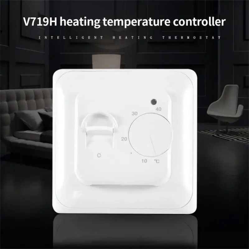 Piso elétrico aquecimento sala termostato manual piso quente cabo uso termostat 220v 16a instrumento controlador de temperatura (1pc)