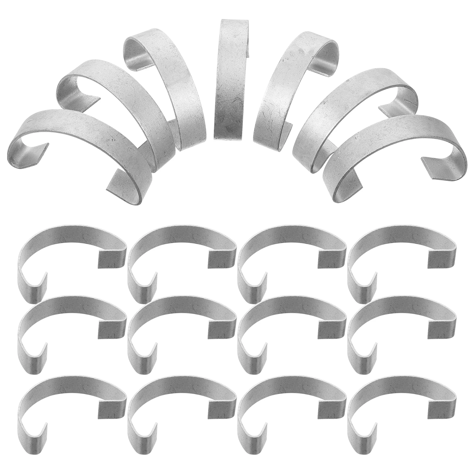 

20pcs Chicken Cage Hook Steel Door Clips 40mm Tension Spring Pet Accessories Quail Breeding Equipment Long Service Life