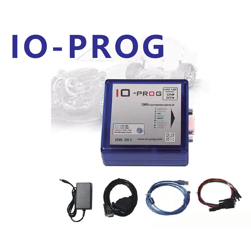 

For PSA BSI IO-PROG Programmer BD9 Connector Pinout IO Prog Terminal Multi Tools Device for G-M Only HW 09.1 for FORD BCM