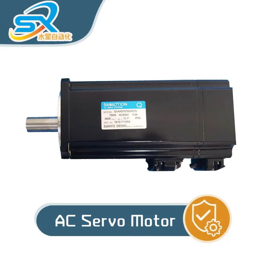 

100% TEST OK AC Servo Motor Q1AA07075DXS7D 750w Running in good condtion Please inquire