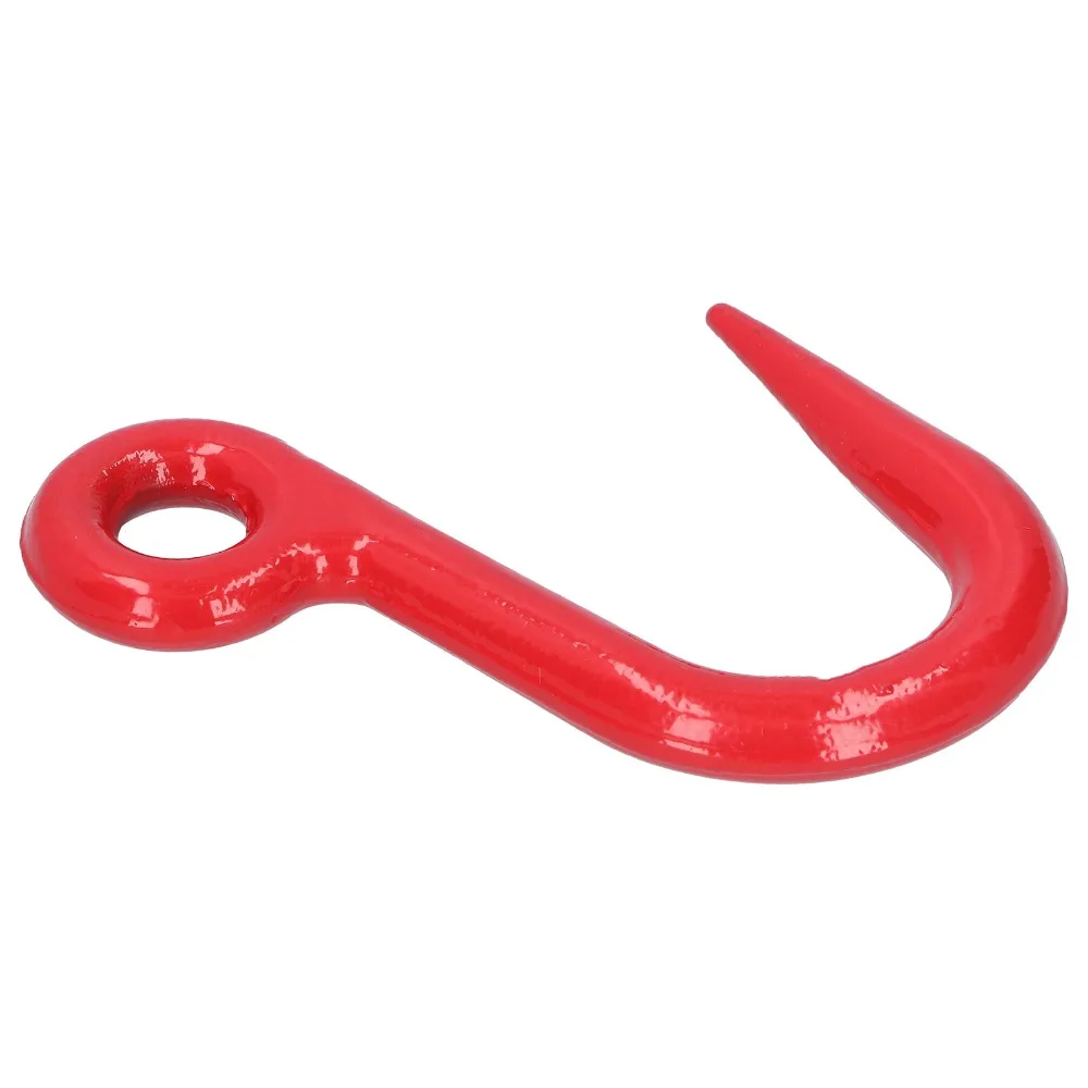 

Durable Alloy Steel Safety Hook Red 1T Capacity Lifting Hook Eye Hook Alloy Steel Hook Industrial Use
