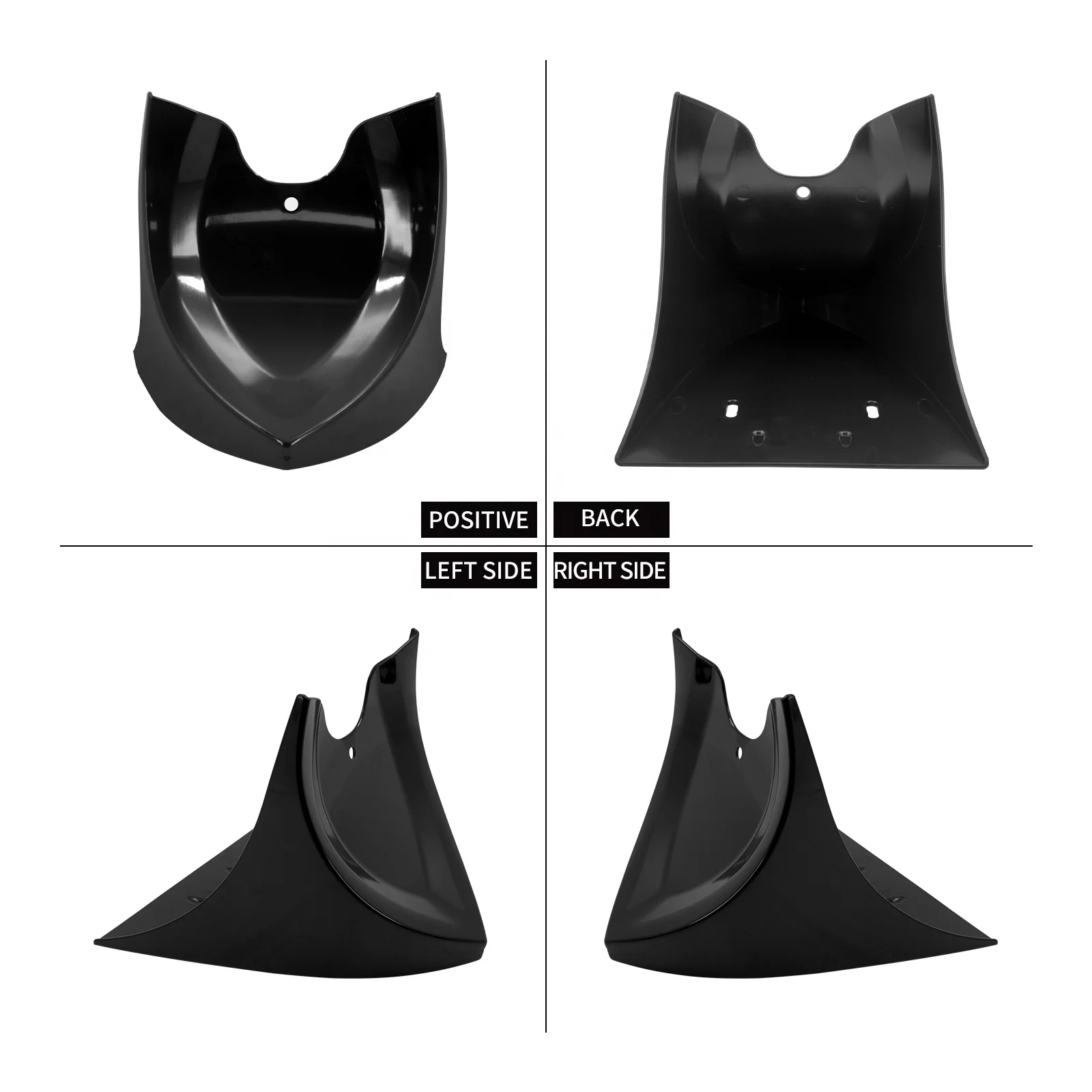 Front Lower Chin Spoiler Air Dam Fairing Cover Fit for Harley Sportster XL Touring FLHT FLHX FLHR Softail Breakout Dyna
