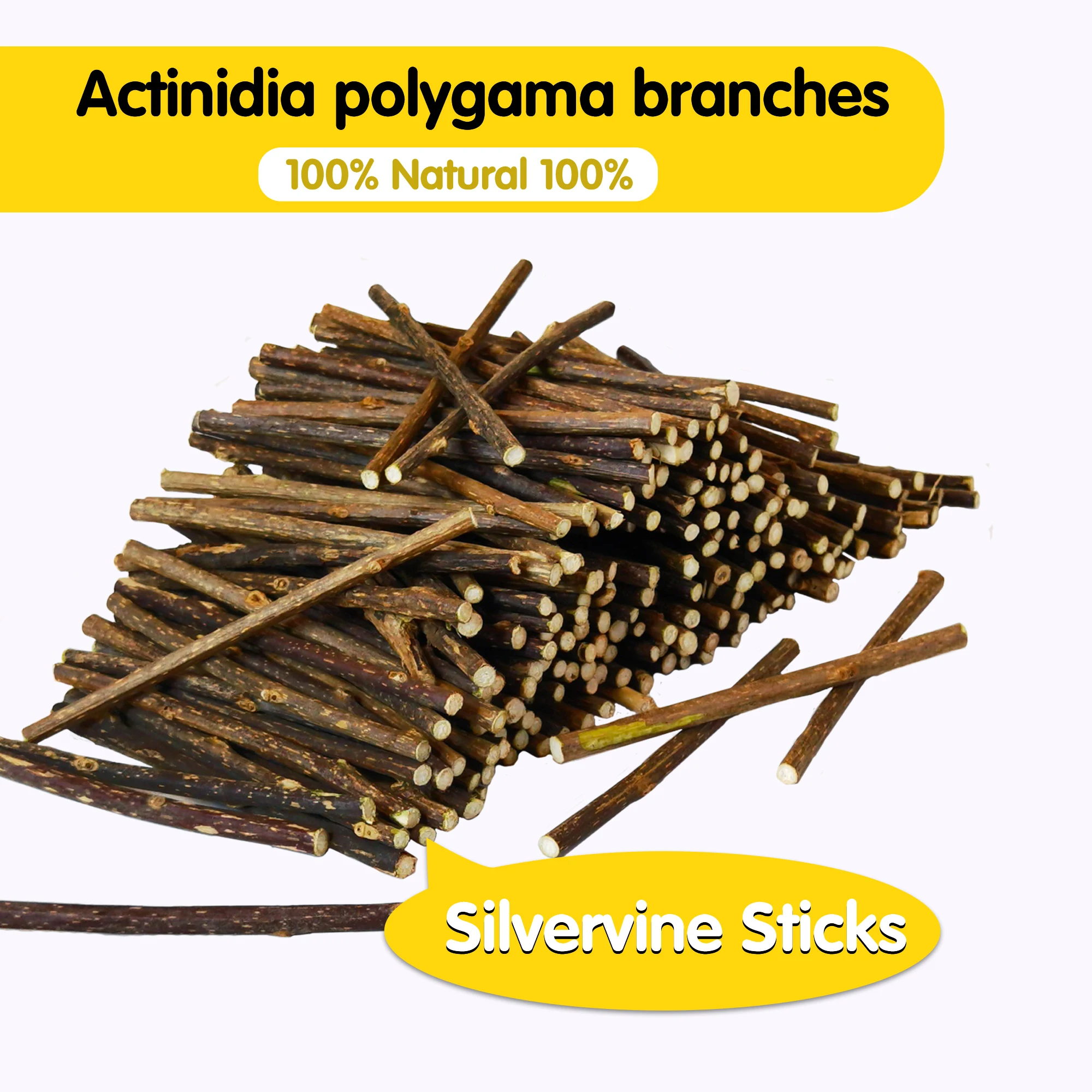 Imagem -02 - Oitabi Natural Matatabi Snacks Sticks para Gato Silvervine Sticks Limpeza de Dentes Ferramentas Molares Gatinho Chew Toy 120 mm x 36 mm 1950g