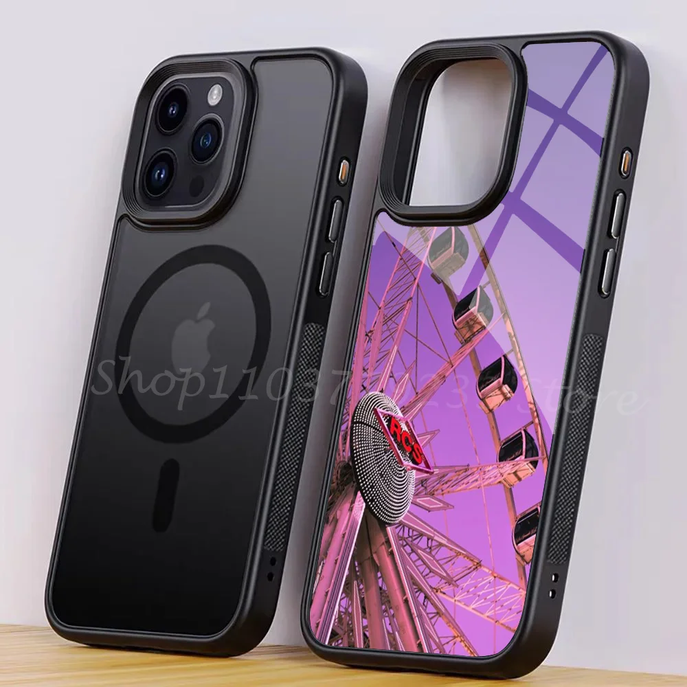 Ferris Wheel Phone Case For IPhone 15 14 13 Pro Max 11 Mini Alex Mirror For Magsafe Wireless Charging Cover