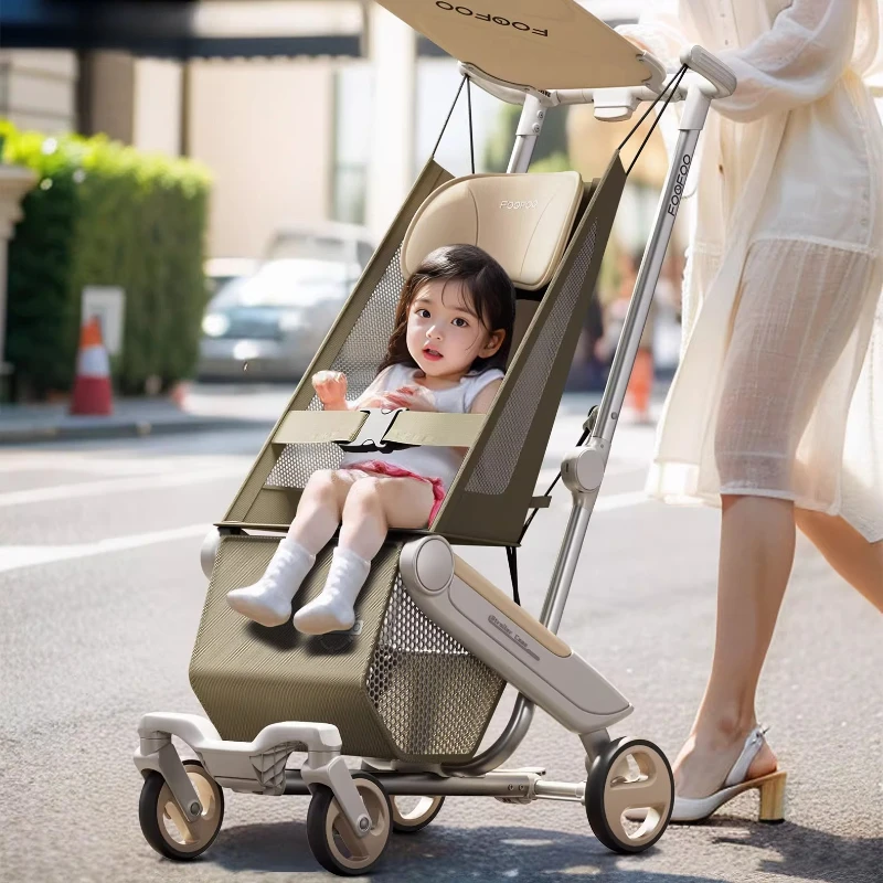 

High View Baby Strollers Foldable Travel Umbrella Cart Lightweight Stroller&Compact Pocket Stroller with Light Canopy for Babies