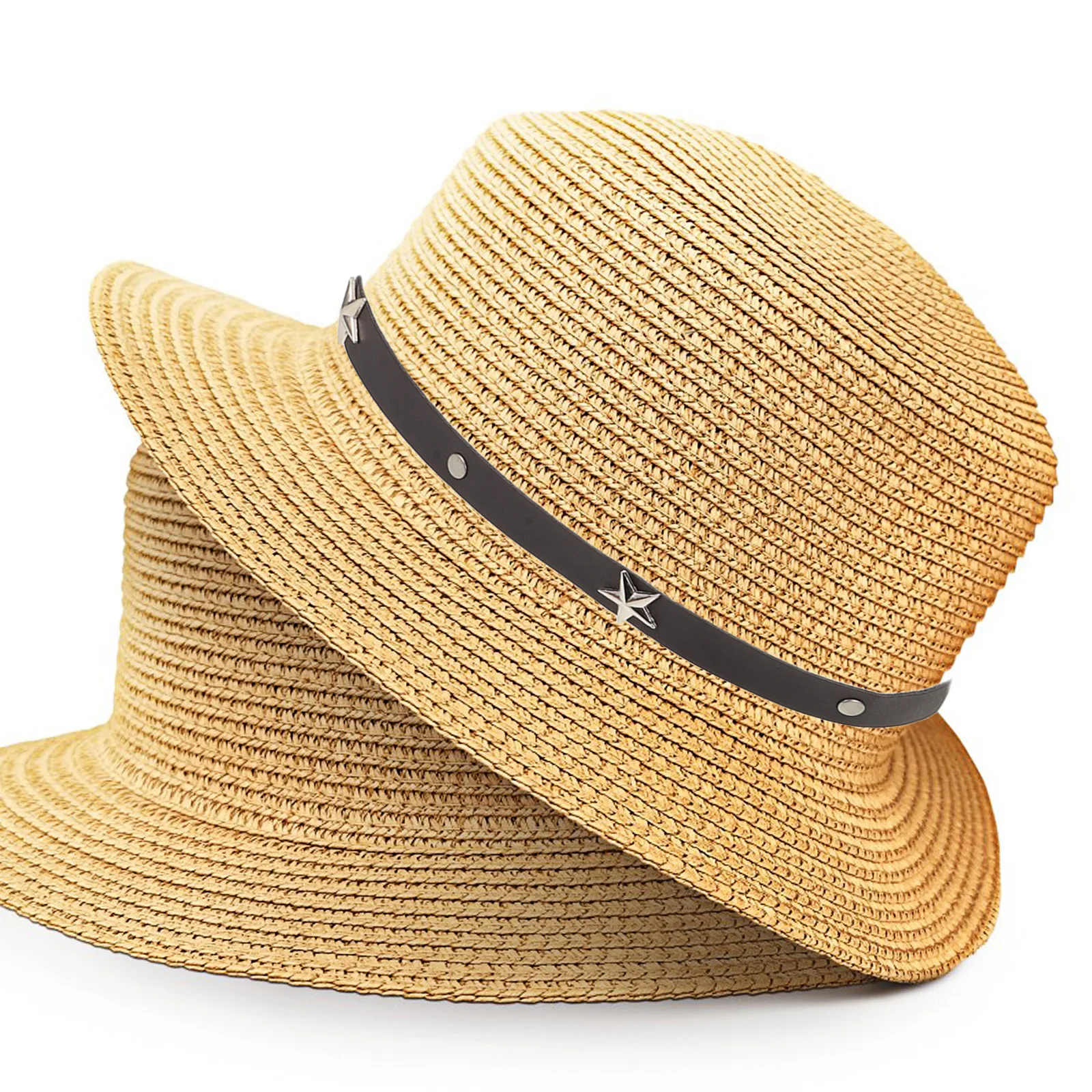 

5Pcs Artistic Western Hat Bands Vintage Style Fedora Cowboy Hat Strap Adjustable Tie Closure for Men Women Beach Festival Gear