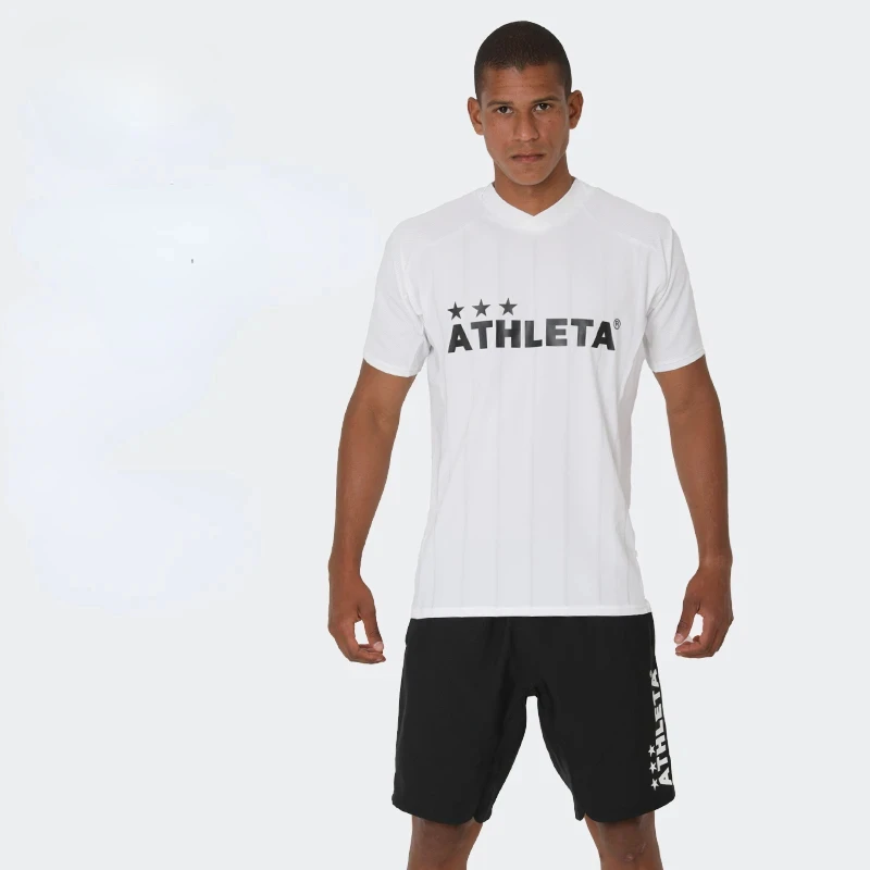 ATHLETA Sports Short Sleeve Cotton Men's T-shirt Running Fitness Soccer Training Wear Loose Top Oversized T Shirt Men Clothing