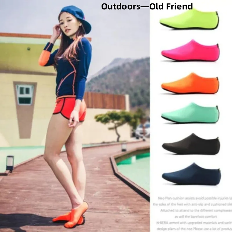 New Swimming Flippers Summer Beach Diving Sport Scuba Socks Non-Slip Barefoot Protector Skin Shoes for Water