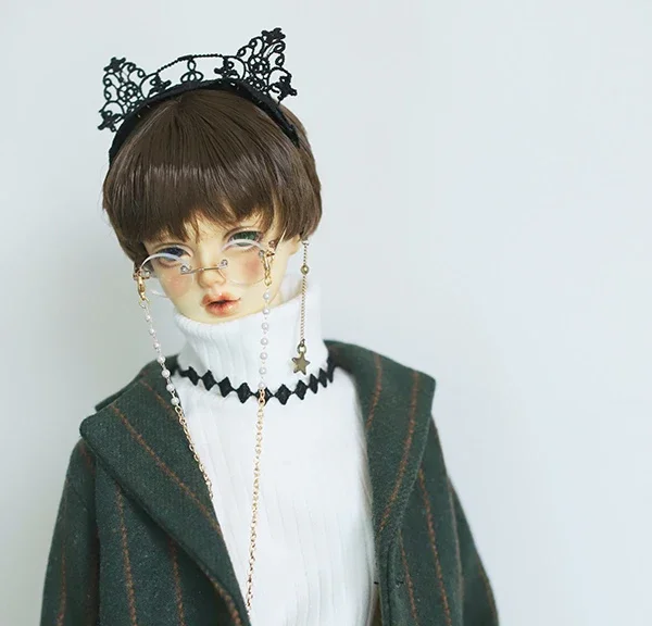 

M0332 детская игрушка ручной работы 1/6 1/3 1/4 одежда для куклы дяди BJD/SD реквизит для куклы аксессуары шерстяное классическое полосатое пальто 1 шт.