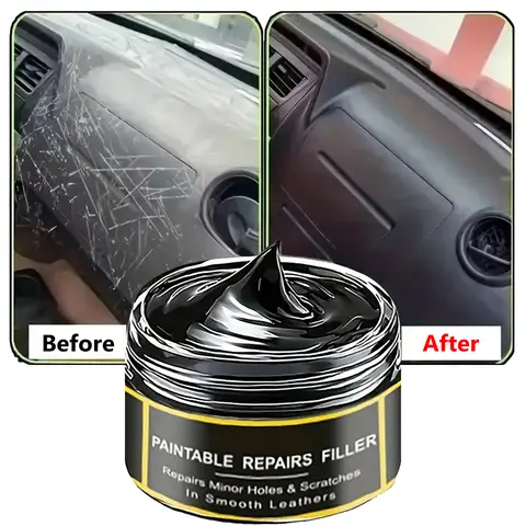 B1267 Car Interior Plastic Leather Scratch Repair Paste Anti-Aging Paste  Automotive Tires Seats Steering Wheel Polishing Wax